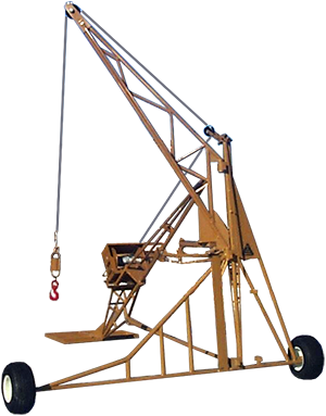 Ladder Hoist Attachment - Transport Axles